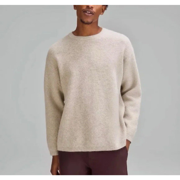 Lululemon Alpaca Wool-Blend Crewneck Men's Sweater Sz S - Picture 1 of 9